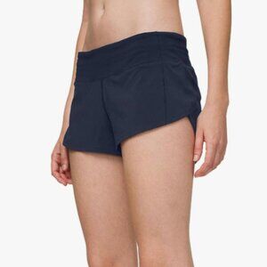Lululemon Run Speed Up Short - Size 4, True Navy